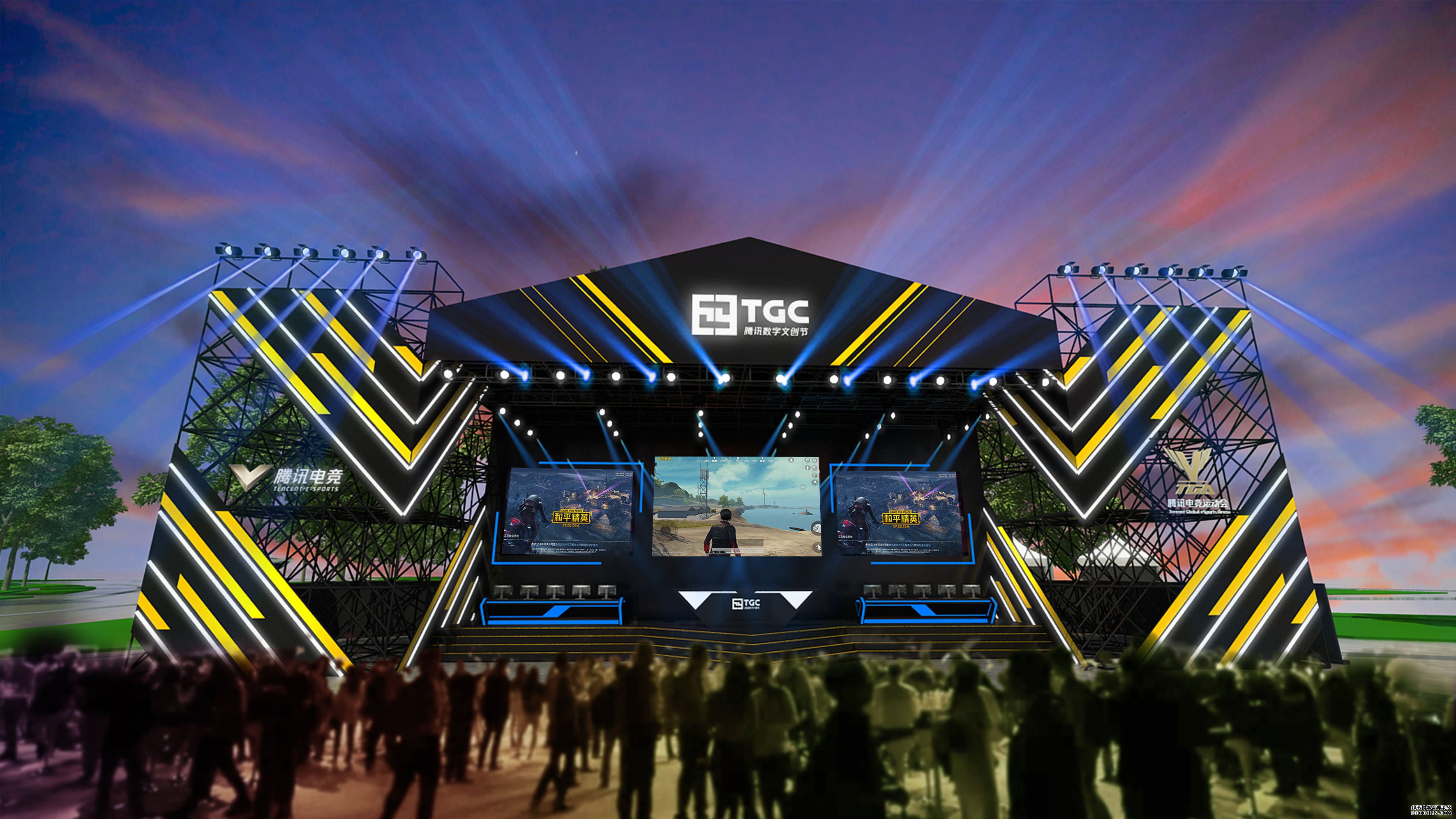橘子娱乐TGC腾讯数字文创节开幕,《和平精英》登陆电竞舞台 TGC腾讯数字文创节开幕,《和平精英》登陆电竞舞台